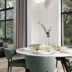 Потолочный плинтус под покраску Orac Decor Modern C395 с подсветкой 2000×31×155