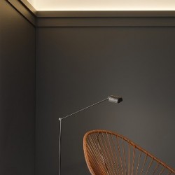 Потолочный плинтус под покраску Orac Decor Modern C396 с подсветкой 2000×61×185