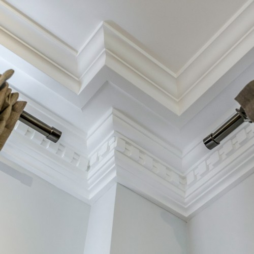 Потолочный плинтус под покраску Orac Decor Luxxus C422 2000×194×164
