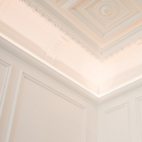 Потолочный плинтус под покраску Orac Decor Select C902 с подсветкой 2000×103×103