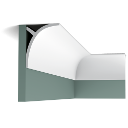 Потолочный плинтус под покраску Orac Decor C991 с подсветкой 2000×110×140