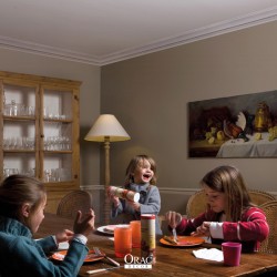 Потолочный плинтус под покраску Orac Decor Orac Axxent CX101 2000×71×69