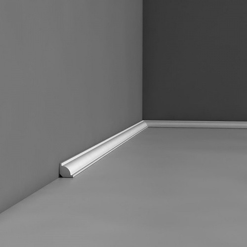 Потолочный плинтус под покраску гибкий Orac Decor Axxent CX132F 2000×20×20