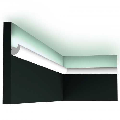 Потолочный плинтус под покраску Orac Decor Select CX188 с подсветкой 2000×30×34