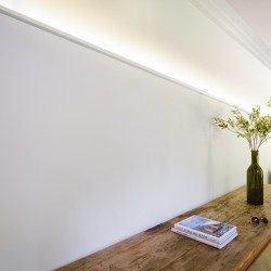 Потолочный плинтус под покраску Orac Decor Select CX189 с подсветкой 2000×27×27