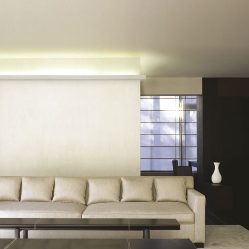 Потолочный плинтус под покраску Orac Decor Modern Straight C357 с подсветкой 2000×110×71