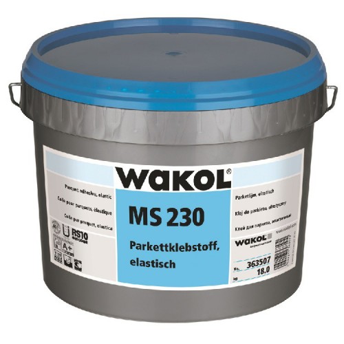 Клей для паркета WAKOL MS 230 эластичный 18 кг Клей для паркета WAKOL MS 230 эластичный 18 кг