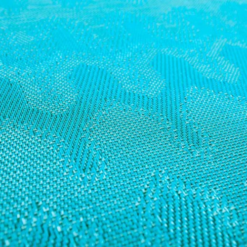 Плетеный виниловый пол Bolon Missoni Optical Turquoise