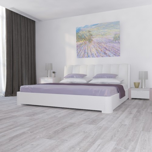 Ламинат CliX Floor Plus Дуб Серый серебристый CXP 085−2 1200×190×8 фото в интерьере