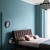 Краска Paint and Paper Library цвет Blue Gum 620 Architects Satinwood 0,75 л фото в интерьере