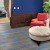 Пробковый пол замковый Corkstyle Wood XL Color Cavansite Blue фото в интерьере