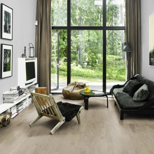 Паркетная доска Kahrs Люмен Дуб Туман Dim 152N7BEKD4KW240 Lively 2423×200×15