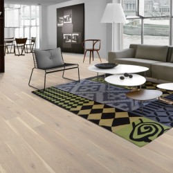 Паркетная доска Kahrs Новая классика Дуб Кружево Nouveau Lace 151NAYEKS1KW240 Lively 2420×187×15