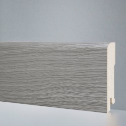 Ламинированный плинтус Art Line Дуб серый брашированный 80х16