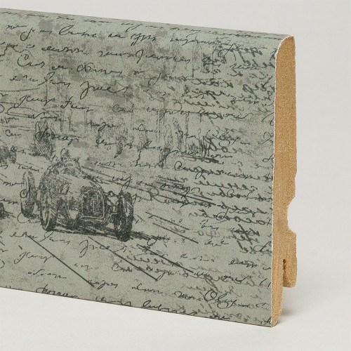 Плинтус МДФ ламинированный CorkStyle Great race 2500×80×15 Плинтус МДФ ламинированный CorkStyle Great race 2500×80×15