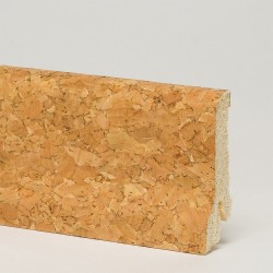 Плинтус деревянный CorkStyle пробка Cork Natur 2500×60×22