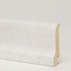 Плинтус деревянный CorkStyle пробка Cork White сапожок 60x22