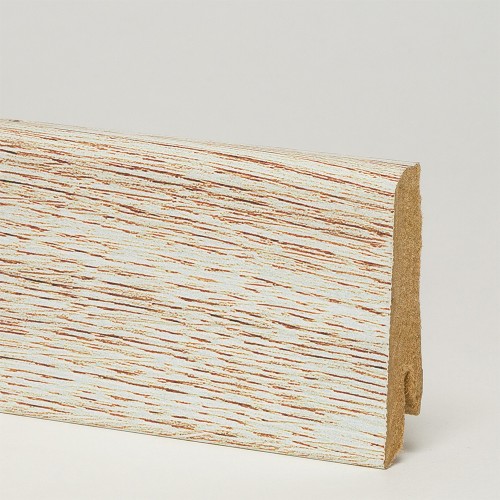 Плинтус МДФ ламинированный CorkStyle Oak Washed 2500×58×17 Плинтус МДФ ламинированный CorkStyle Oak Washed 2500×58×17