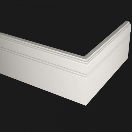 Плинтус МДФ под покраску Evrowood PN 120 2000×110×16 Плинтус МДФ под покраску Evrowood PN 120 2000×110×16
