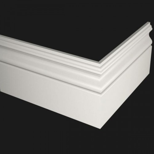 Плинтус МДФ под покраску Evrowood PN 140 2000×130×16 Плинтус МДФ под покраску Evrowood PN 140 2000×130×16