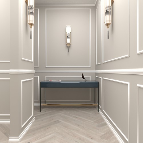 Молдинг МДФ под покраску Evrowood М 01 2000×25×12