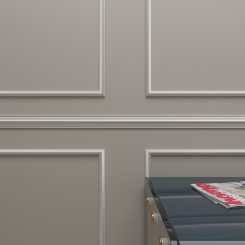 Молдинг МДФ под покраску Evrowood М 01 2000×25×12