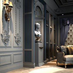 Молдинг МДФ под покраску Evrowood М 05 2000×60×12