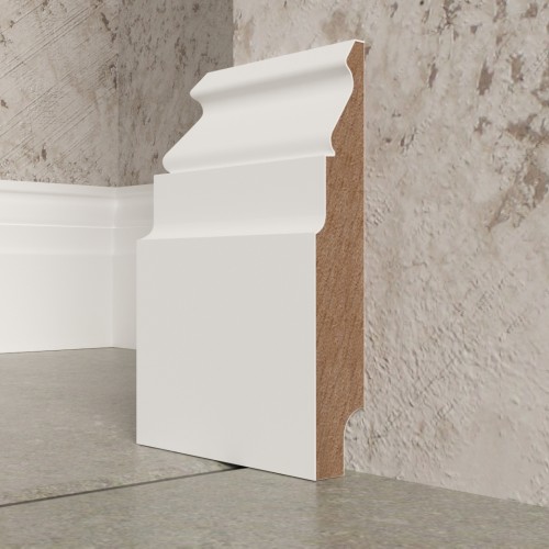 Плинтус МДФ под покраску Evrowood PN 090 2000×100×18 Плинтус МДФ под покраску Evrowood PN 090 2000×100×18