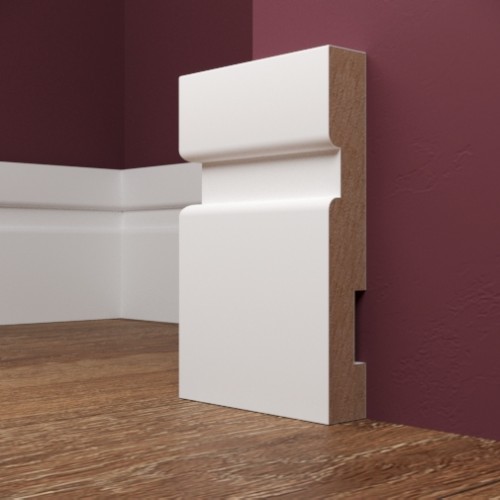 Плинтус МДФ под покраску Evrowood PN 101 2000×100×16 Плинтус МДФ под покраску Evrowood PN 101 2000×100×16