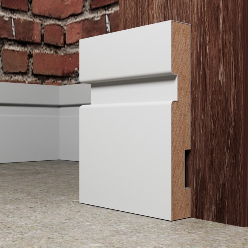 Плинтус МДФ под покраску Evrowood PN 101 2000×100×16 Плинтус МДФ под покраску Evrowood PN 101 2000×100×16