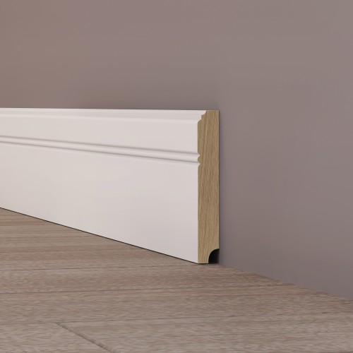 Плинтус МДФ под покраску Evrowood PN 120 2000×110×16 Плинтус МДФ под покраску Evrowood PN 120 2000×110×16