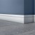 Плинтус МДФ под покраску Evrowood PN 130 фигурный 2000×120×16 фото в интерьере