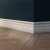 Плинтус МДФ под покраску Evrowood PN 140 120x16 фото в интерьере