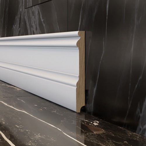 Плинтус МДФ под покраску Evrowood PN 141 2000×130×16 Плинтус МДФ под покраску Evrowood PN 141 2000×130×16