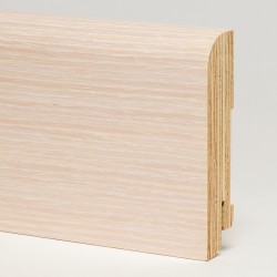 Плинтус деревянный Modern Decor дуб беленый 5BDS 120x30