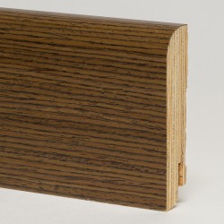 Плинтус деревянный Modern Decor орех FL 100х15