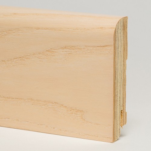 Плинтус деревянный Modern Decor ясень беленый 120x30