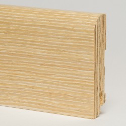 Плинтус деревянный Modern Decor Дуб выбеленный 2400×120×15