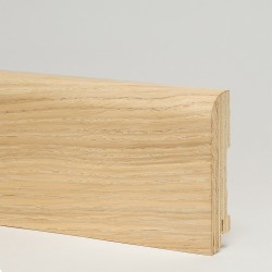 Плинтус деревянный Modern Decor дуб Сливки 0012 100x30