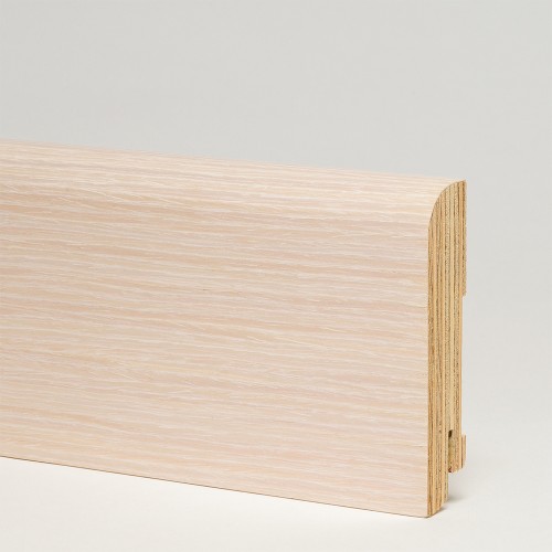Плинтус деревянный Modern Decor дуб беленый 5BDS 70x15