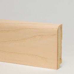 Плинтус деревянный Modern Decor ясень беленый 100x30