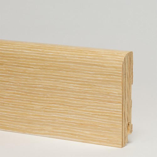 Плинтус деревянный Modern Decor дуб выбеленный 510DS 100x30