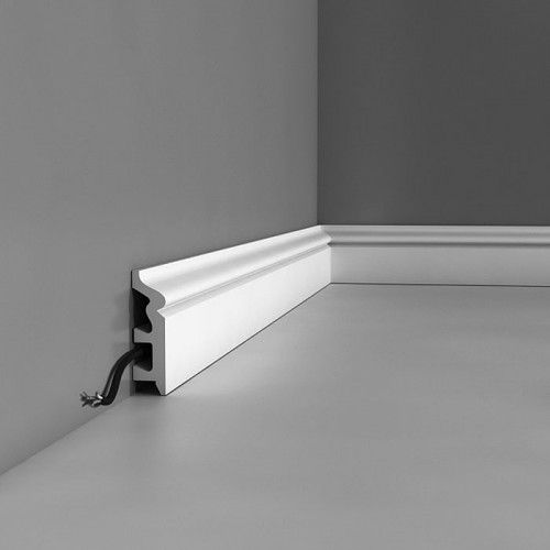 Плинтус под покраску Orac Decor Axxent SX122 2000×79×22