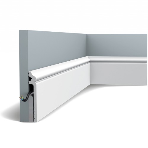Плинтус под покраску Orac Decor Fundamentals SX186 2000×138×22