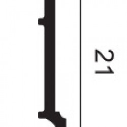 Плинтус под покраску Orac Decor New Classic SX191 2000×210×21