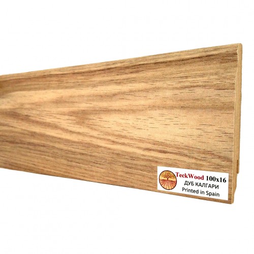 Плинтус МДФ ламинированный TeckWood дуб Калгари 2150×100×16 Плинтус МДФ ламинированный TeckWood дуб Калгари 2150×100×16