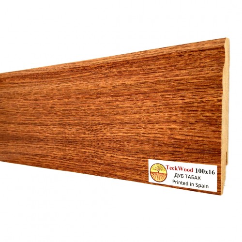Плинтус МДФ ламинированный TeckWood Дуб Табак 2150×100×16 Плинтус МДФ ламинированный TeckWood Дуб Табак 2150×100×16