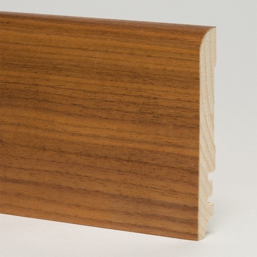 Плинтус деревянный Tecnorivest орех американский 100x15