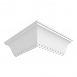 Потолочный плинтус ЛДФ под покраску Ultrawood CR 2335 i 2000×75×114