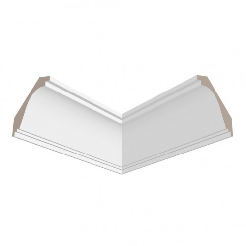 Потолочный плинтус ЛДФ под покраску Ultrawood CR 2335 2440×114×75 Потолочный плинтус ЛДФ под покраску Ultrawood CR 2335 2440×114×75